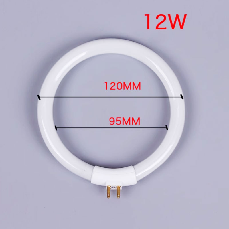 Ring Light Desk Small - 12W Fluorescent Ring Lamp 120mm T4