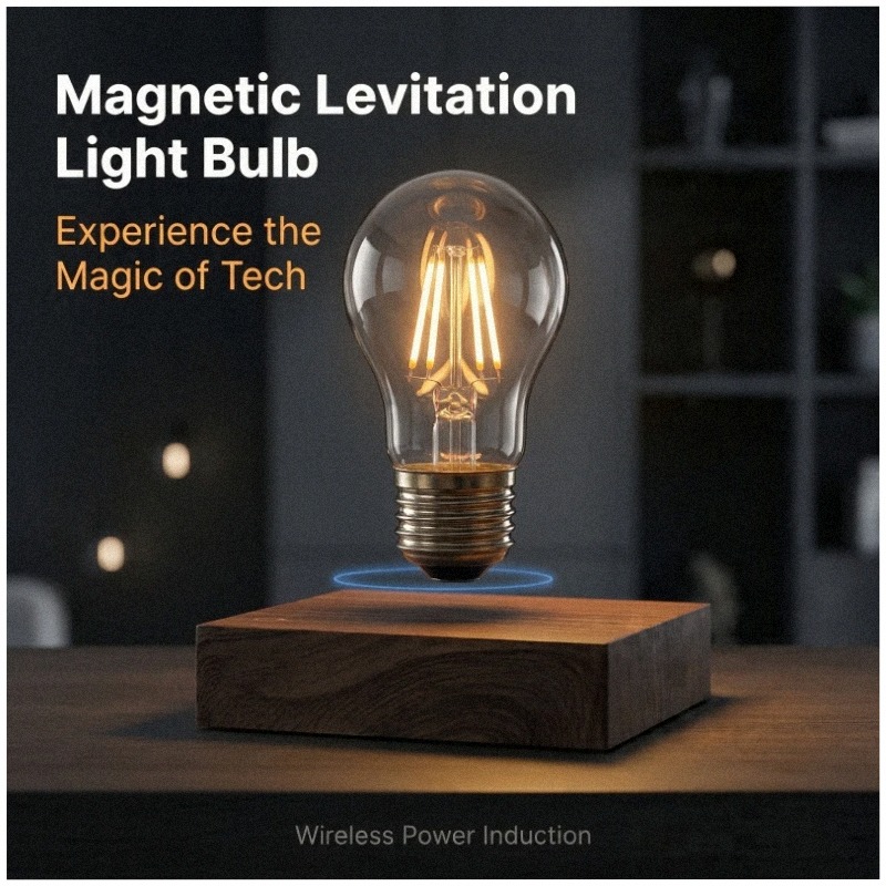 Office Productivity Tech - Magnetic Levitating Floating Wireless LED Light