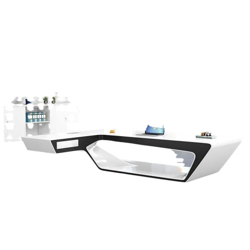 Office Management Technology - Designer paint president boss table simple