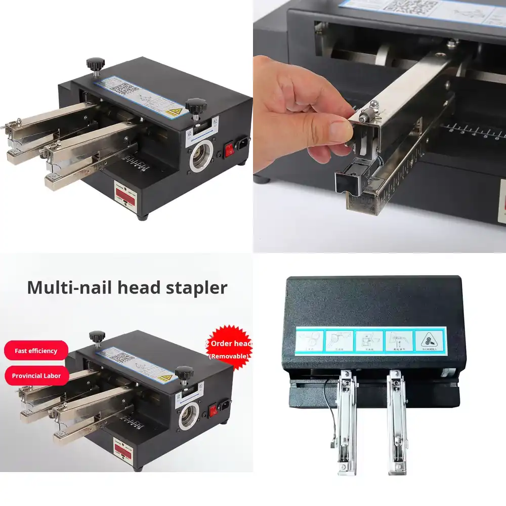 Electric Stapler Heavy - ENJOYBONG HJ-200 Heavy-Duty Jumbo 2 Heads