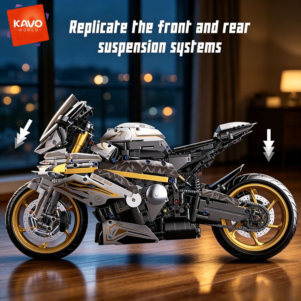 Office Productivity Tech - KAVOWORLD 1:5 Large Scale Sport Motorcycle