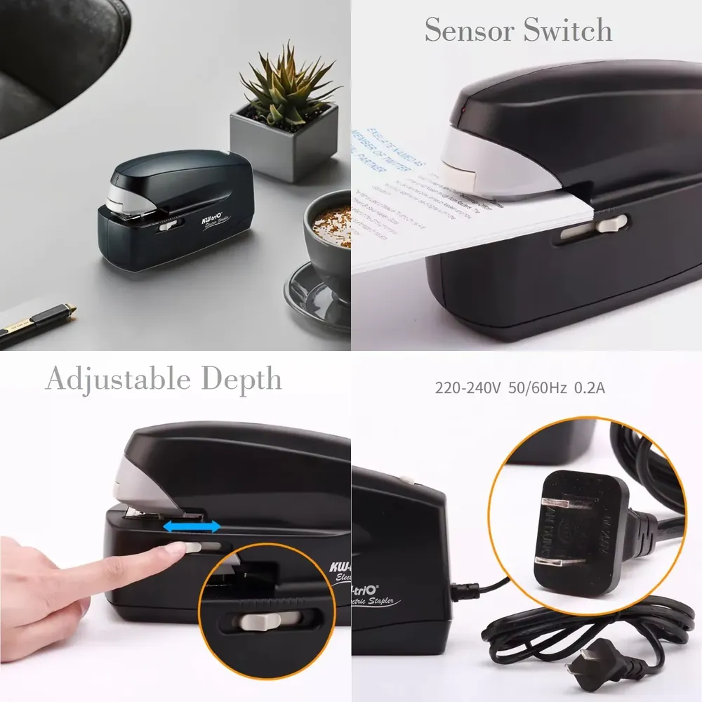 Electric Stapler Heavy - 220v Portable Intelligent Induction Electric Stapler