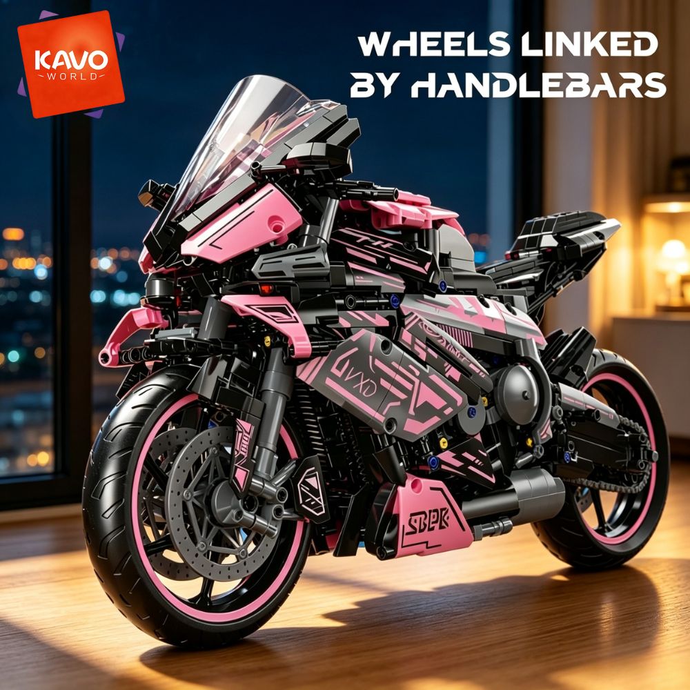 Office Productivity Tech - KAVOWORLD 1:5 Large Scale Motorcycle Building
