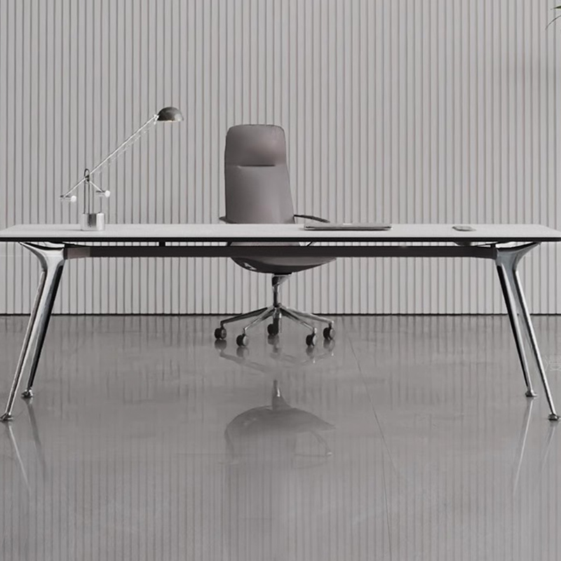 Long Straight Managers Desk Si - đánh giá và giá Office Management Technology