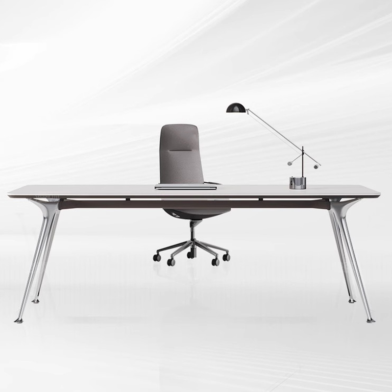 Long Straight Managers Desk Si - đánh giá và giá Office Management Technology