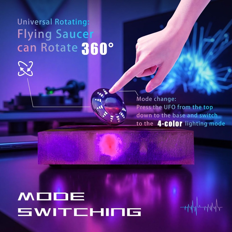 Levitating UFO Lamp Floating 3 - đánh giá và giá Office Productivity Tech