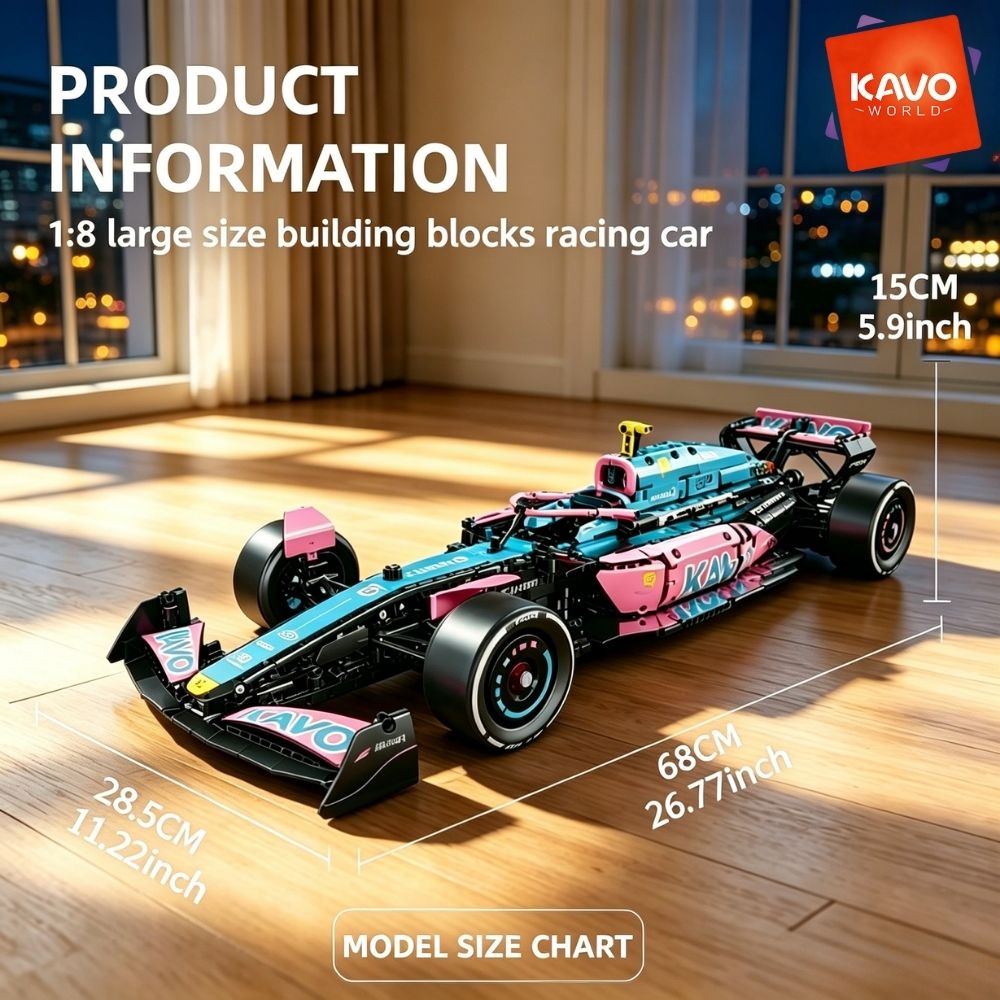 KAVOWORLD 1:8 Pink-blue Formul - đánh giá và giá Office Productivity Tech