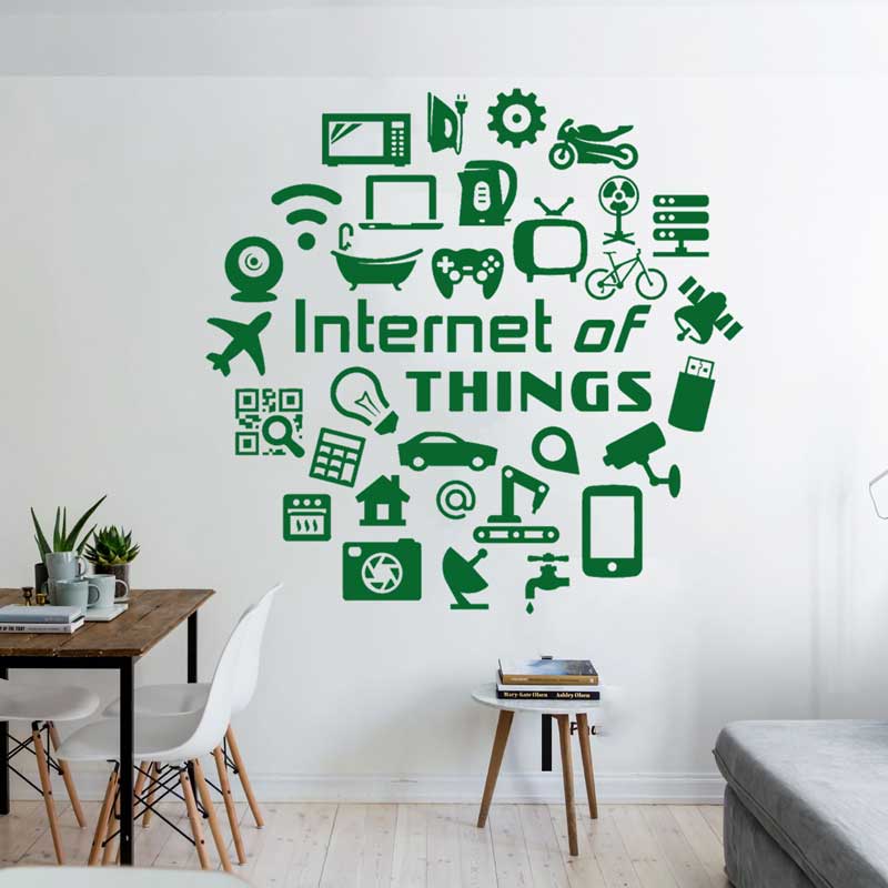 Tech Vinyl Decal Dán Tường Int - đánh giá và giá Office Tech Company