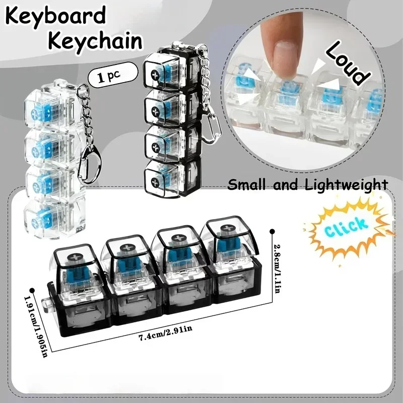 1pcs LED Keyboard Keycap Stres - đánh giá và giá Office Productivity Tech